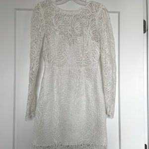 White lace dress